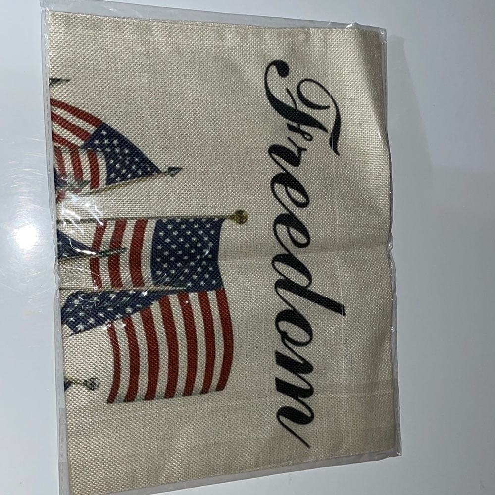 Freedom garden flag